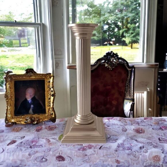 Baldwin Brass Smithsonian Candle Stick Platinum Mist Nickel 8" Federal SINGLE. - Picture 14 of 15